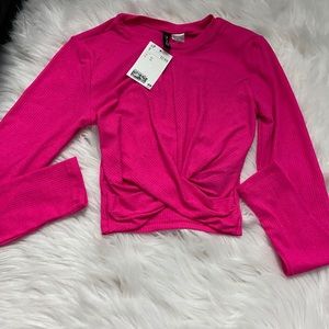 Hot pink long sleeve